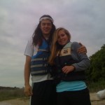 getting ready to kayak