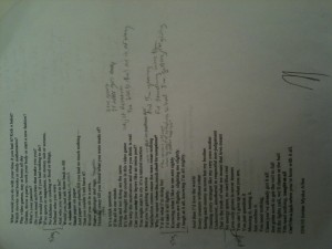lovegrowslyrics Tentative lyrics to "love grows"